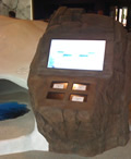 Kiosk installation at zoo
